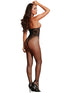 Dreamgirl One Size Open-Cup Bodystocking With Halter Ties