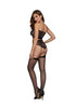 Dreamgirl One Size Lace Bralette Panty And Stockings