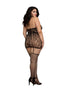 Dreamgirl Lace Garter Dress With Stockings Plus Size