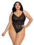Dreamgirl Plus Size Lace Teddy Wraparound Skirt