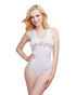 Dreamgirl Soft Spandex Jersey Wifey Bodysuit With Thong Back