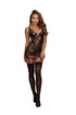 Dreamgirl Stretch Power Mesh Garter Slip