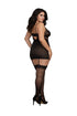 Dreamgirl Stretch Power Mesh Garter Slip