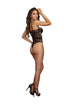 Dreamgirl Stretch Lace And Mesh Teddy