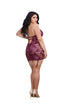 Dreamgirl Plus Size Stretch Lace Garter Slip