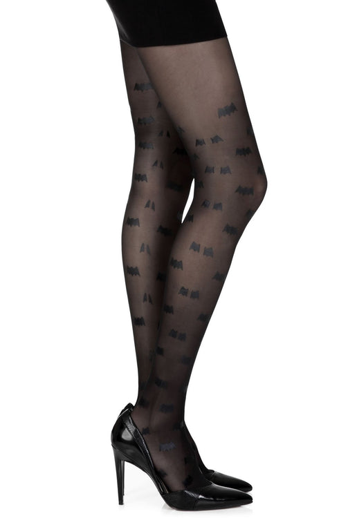 Zohara "Super Hero" Sheer Print Tights