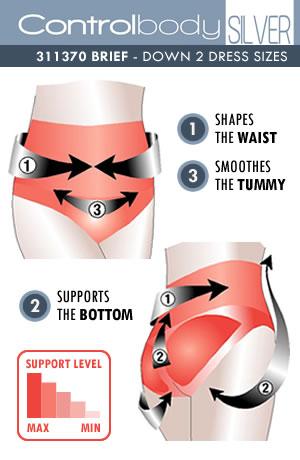 Control Body 311370S High Waist Shaping Brief