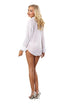 Dreamgirl Sheer Chiffon Shirt Style Robe Set
