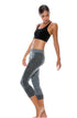 Control Body 3/4 Length Sports Leggings Nero