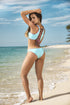 Mapale Aqua/Caribbean Nights Reversible Two Piece Swimsuit