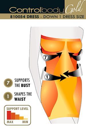 Control Body 810054G Strapless Shaping Dress