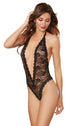 Dreamgirl One Size Seductive Lace Teddy With Heart Cut-Out Detail
