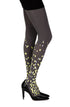 Zohara "Queen Of Hearts" Black Print Tights