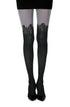 Zohara "Sky Line" Grey Print Tights