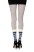 Zohara "Happy Socks" Black Print Tights