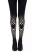 Zohara "Spread The Love" Gold Print Tights