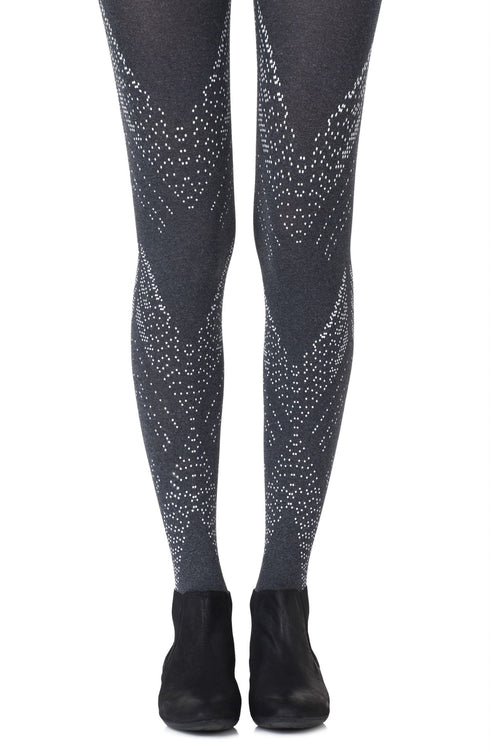 Zohara "You'Re My Darling Angle" Heather Grey Tights