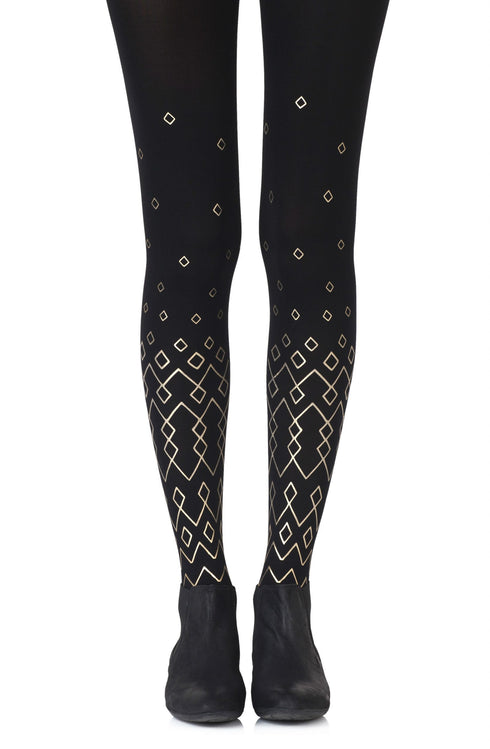 Zohara "Diamonds Are Forever" Grey Tights