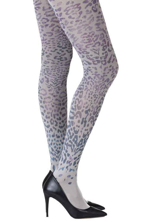 Zohara "You'Re An Animal" Grey Tights