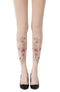 Zohara "Legs N' Roses" Powder Tights