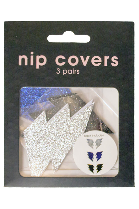 Struck By Glitter Nipple Covers 3 Pairs