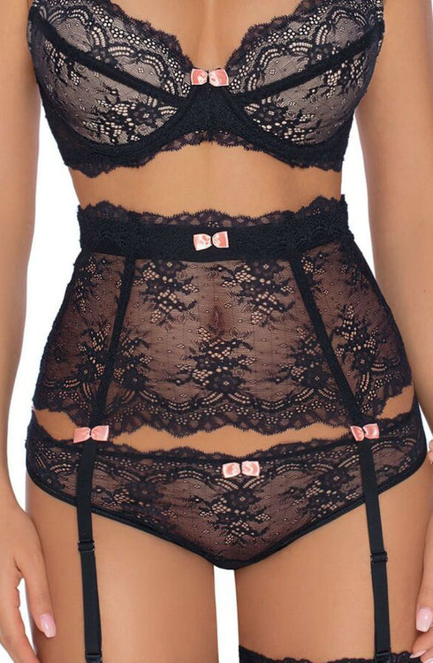 Roza Ambre Suspender Belt