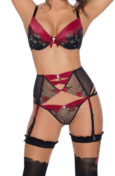 Roza Rufina Suspender Belt
