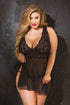 Shirley Of Hollywood 96618 Queen Babydoll & Thong